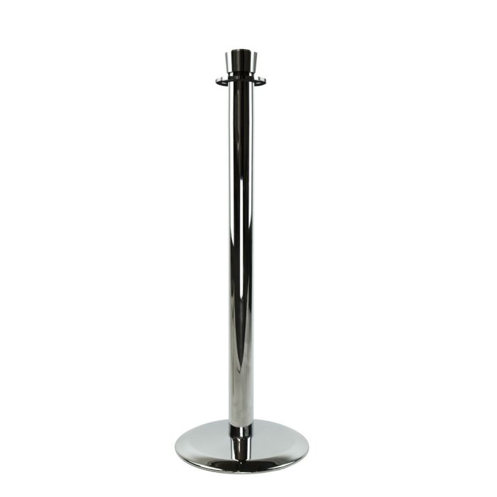 Lawrence® Classic Post and Rope Barrier Polished Chrome