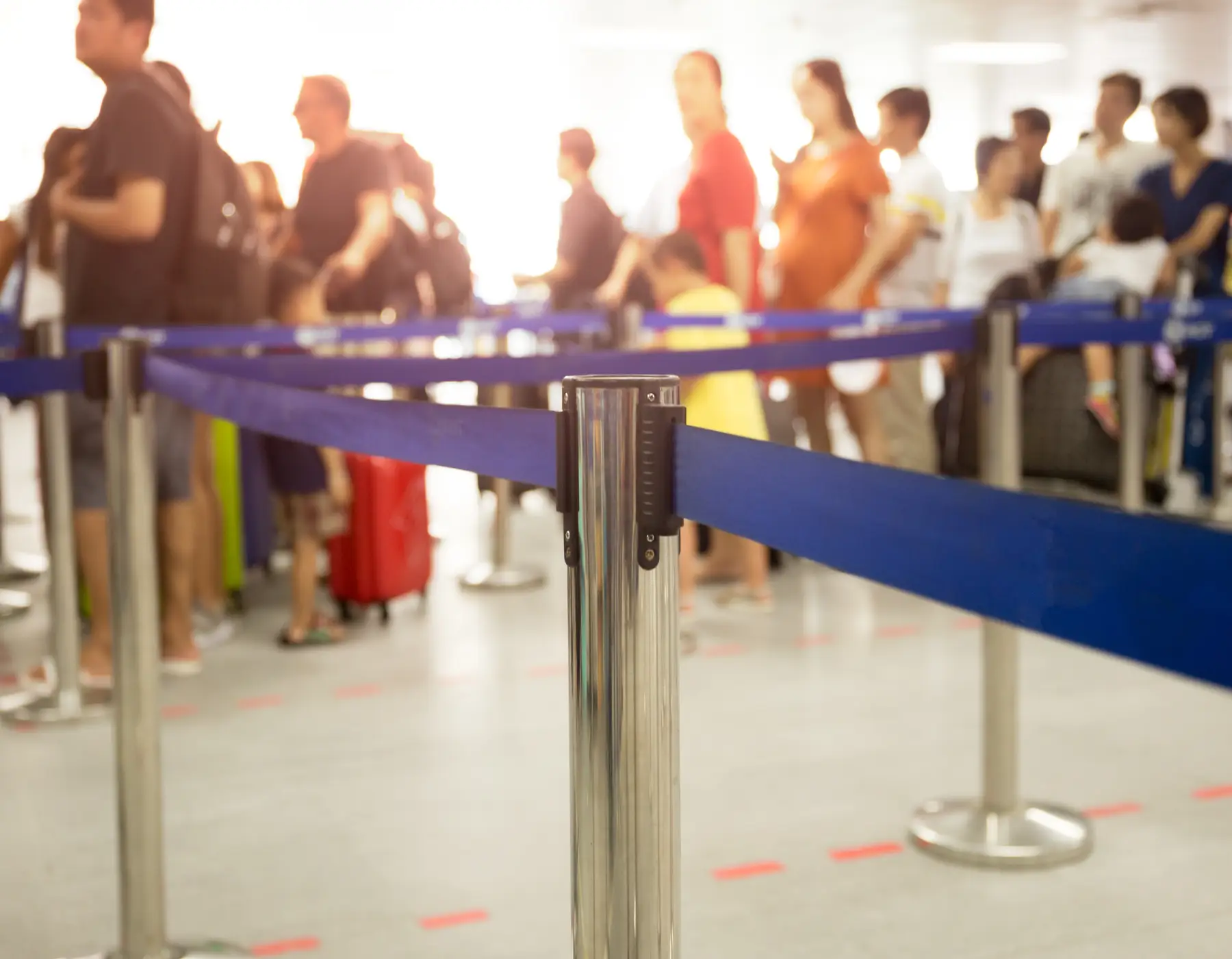 Retractable belt barriers